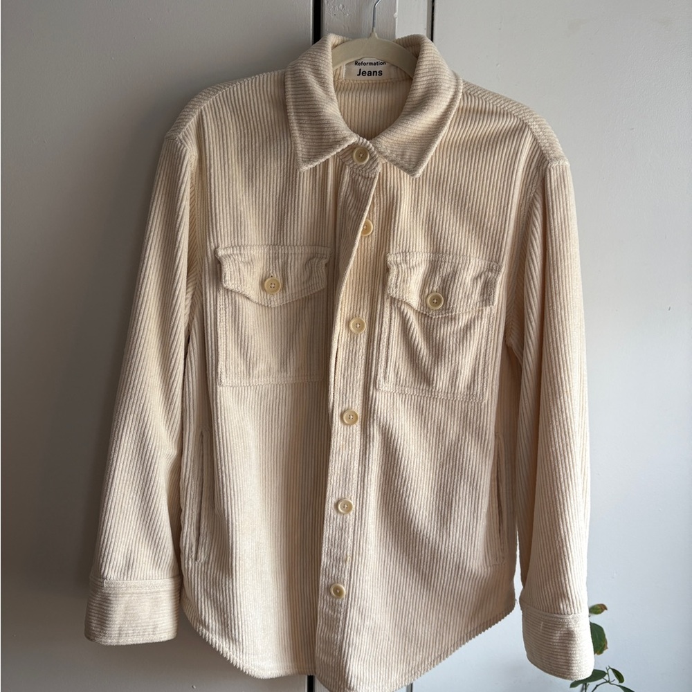 Cream Corduroy Jacket